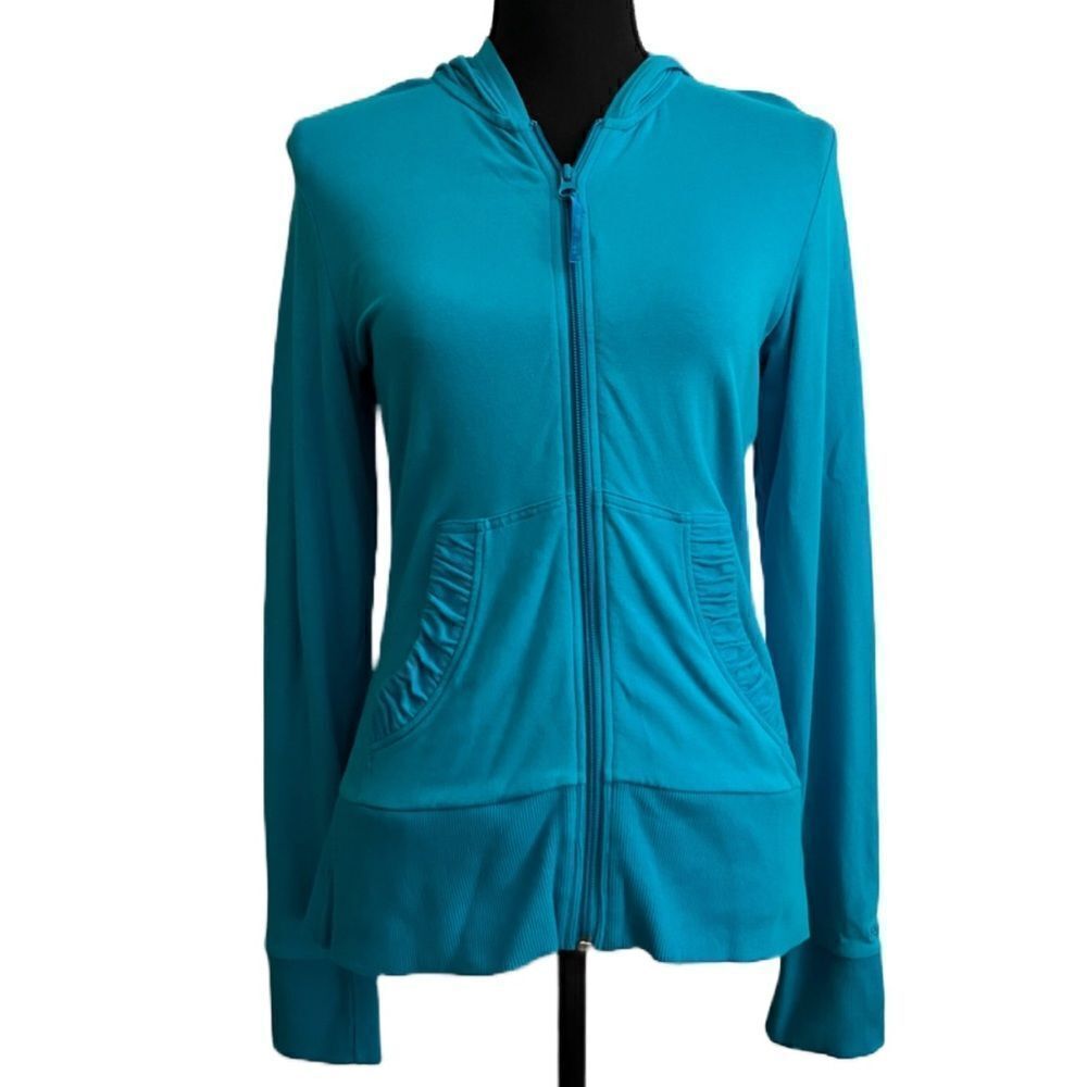 ‎Reebok Women’s Full Zip Hooded Active Jacket SZ S